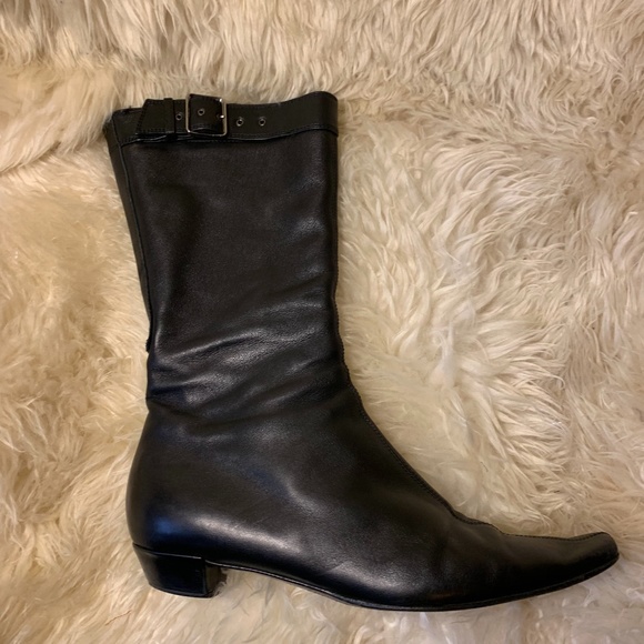 Gucci | Shoes | Gucci Low Heel Boots | Poshmark